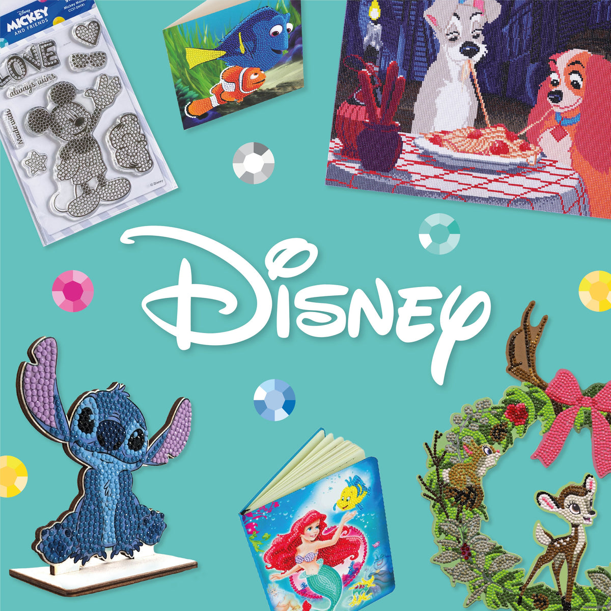 Craft Buddy Disney 100 Crystal Art Sticker｜TikTok Search