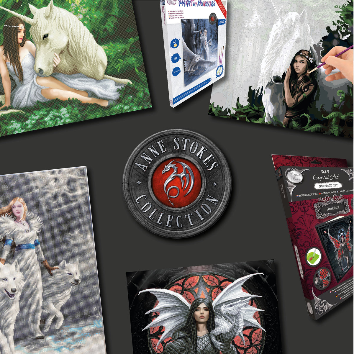 Crystal Art Kit Once Upon A Time: Anne Stokes | 40cm x 50cm