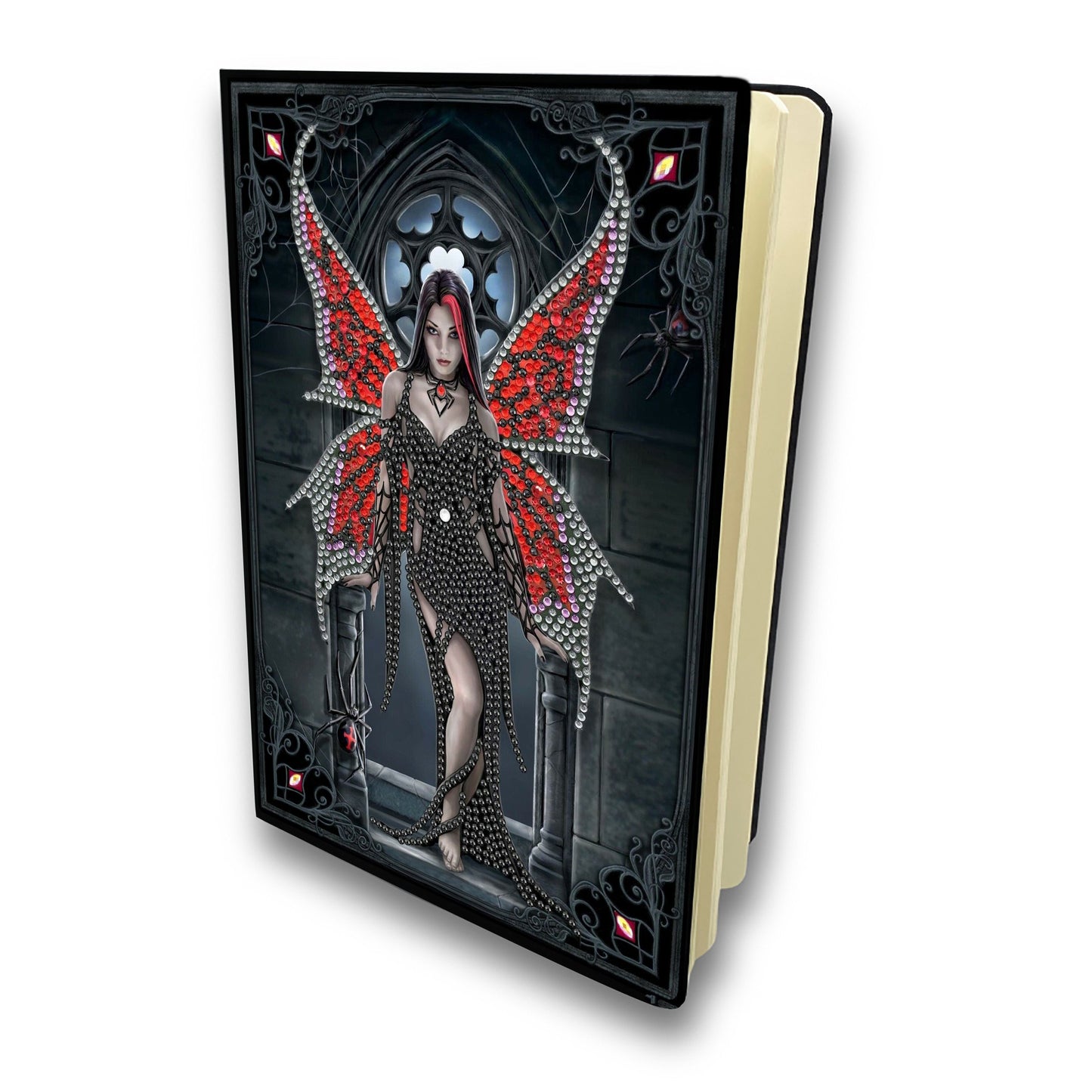 Anne Stokes Aracnafaria Notebook Crystal Kit final