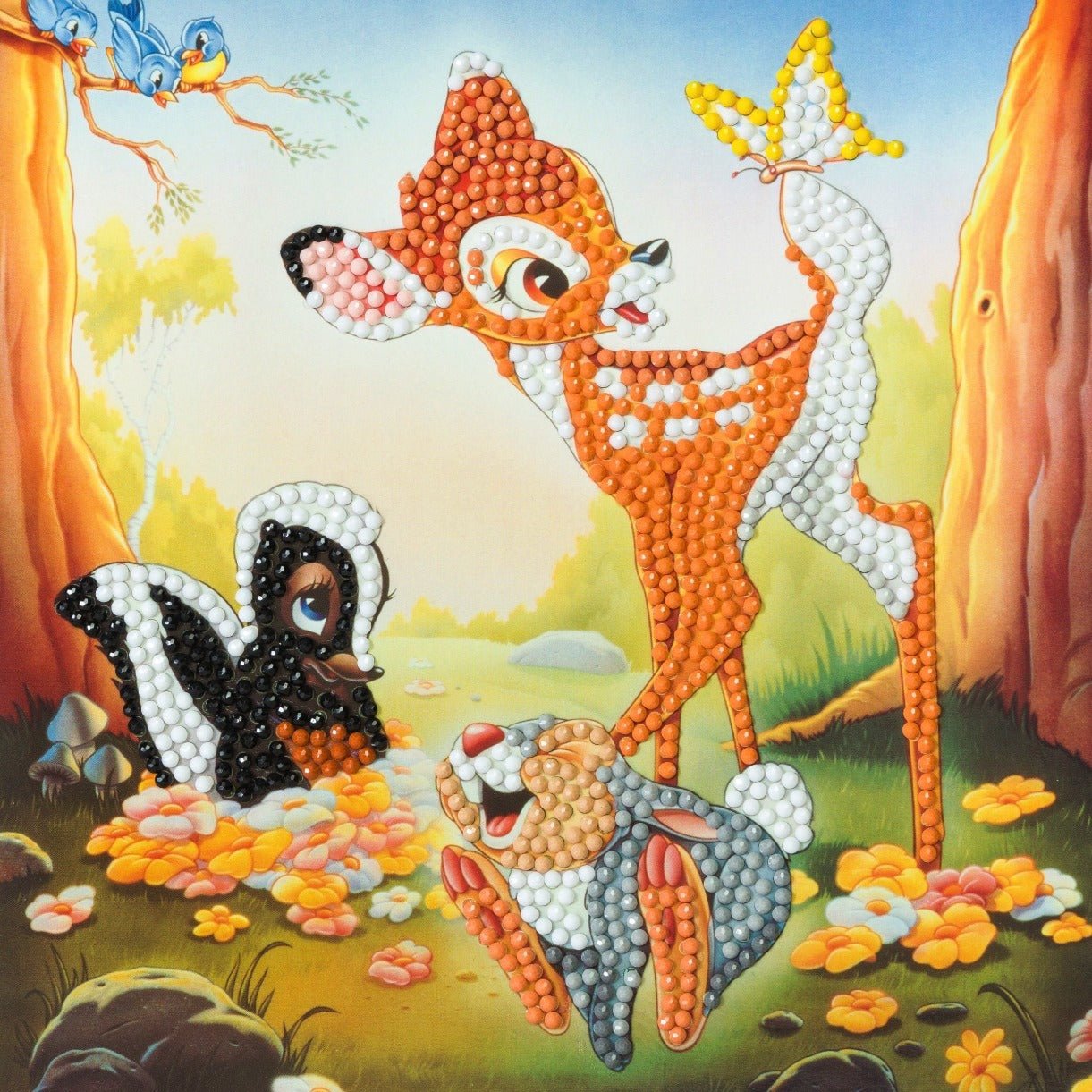 Bambi Friends Crystal Art Card 3