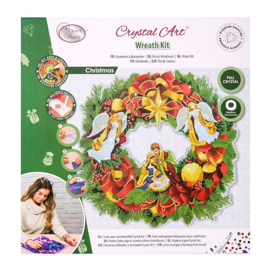 Christmas Crystal Art 3D Wreath Kit 2