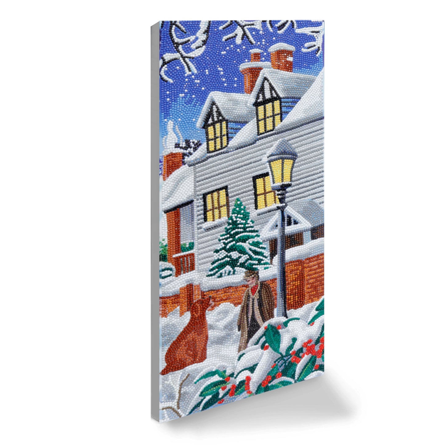 Christmas Crystal Art Canvas Triptych Set 2