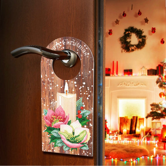 Christmas Door Hangers Crystal Art Decoration Kit 7