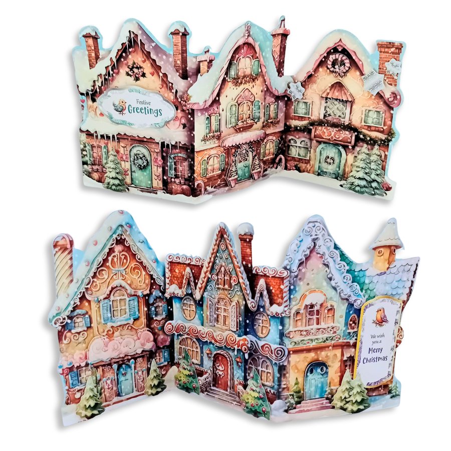 Christmas Gingerbread House Card Making Kit 2