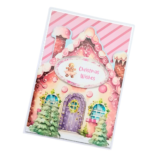 Christmas Gingerbread House Card Making Kit 7