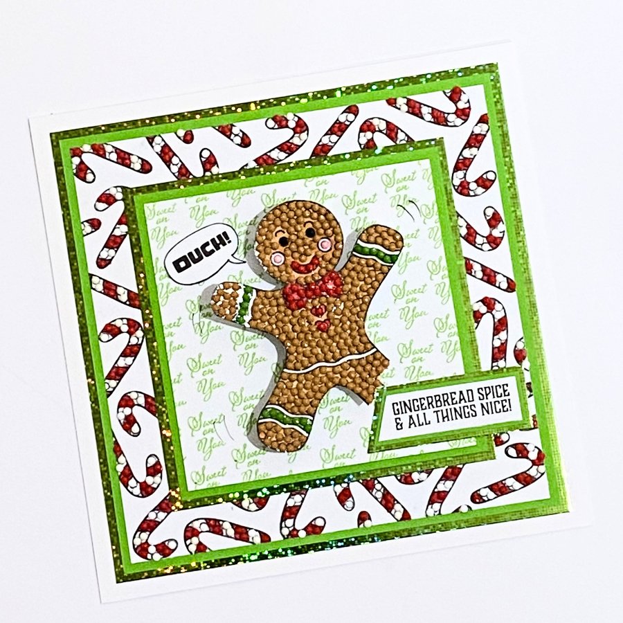 Crystal Art A6 Stamp Set Gingerbread Friends example 1