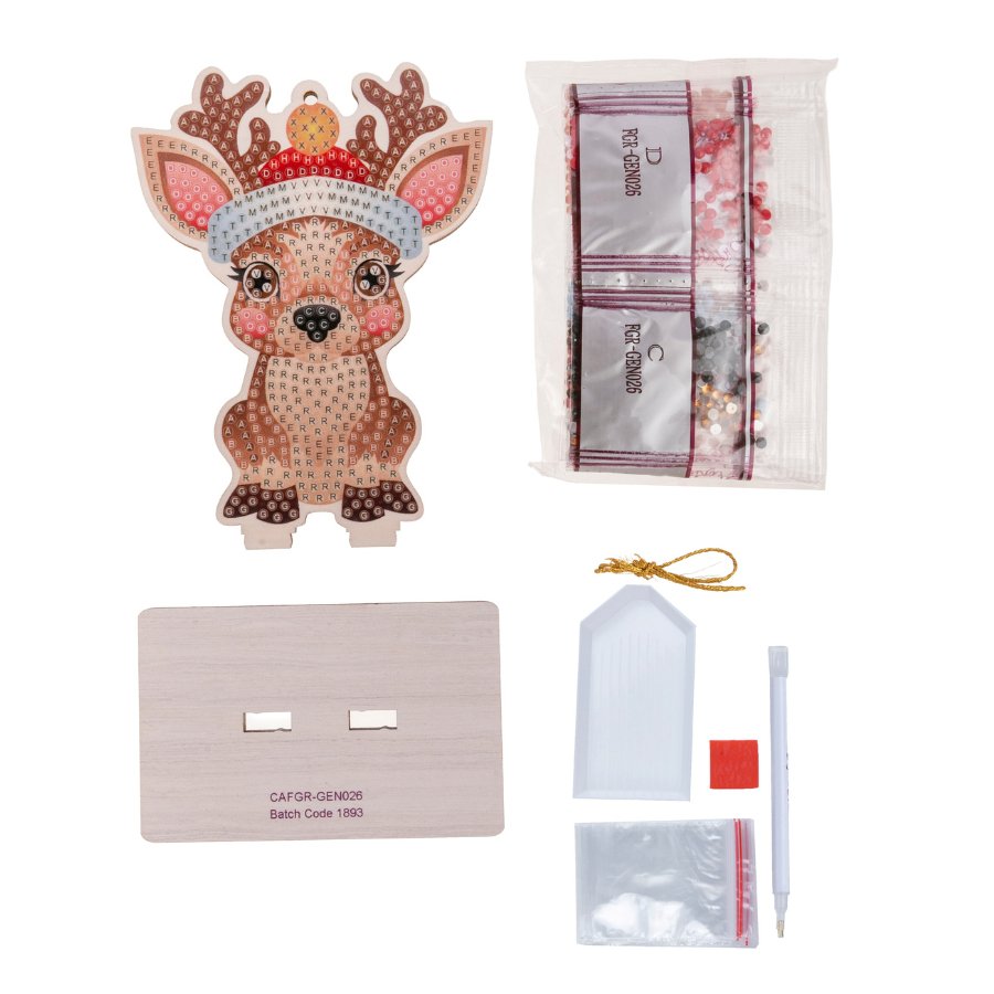 Crystal Art Buddies Series 4 Reindeer contents