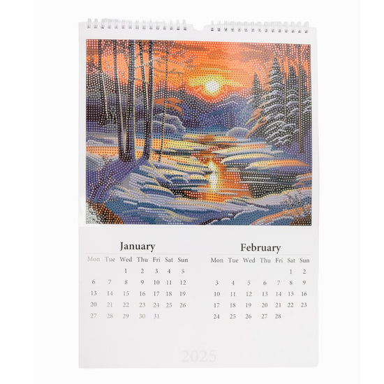 Crystal Art Calendar Kit 2025 7