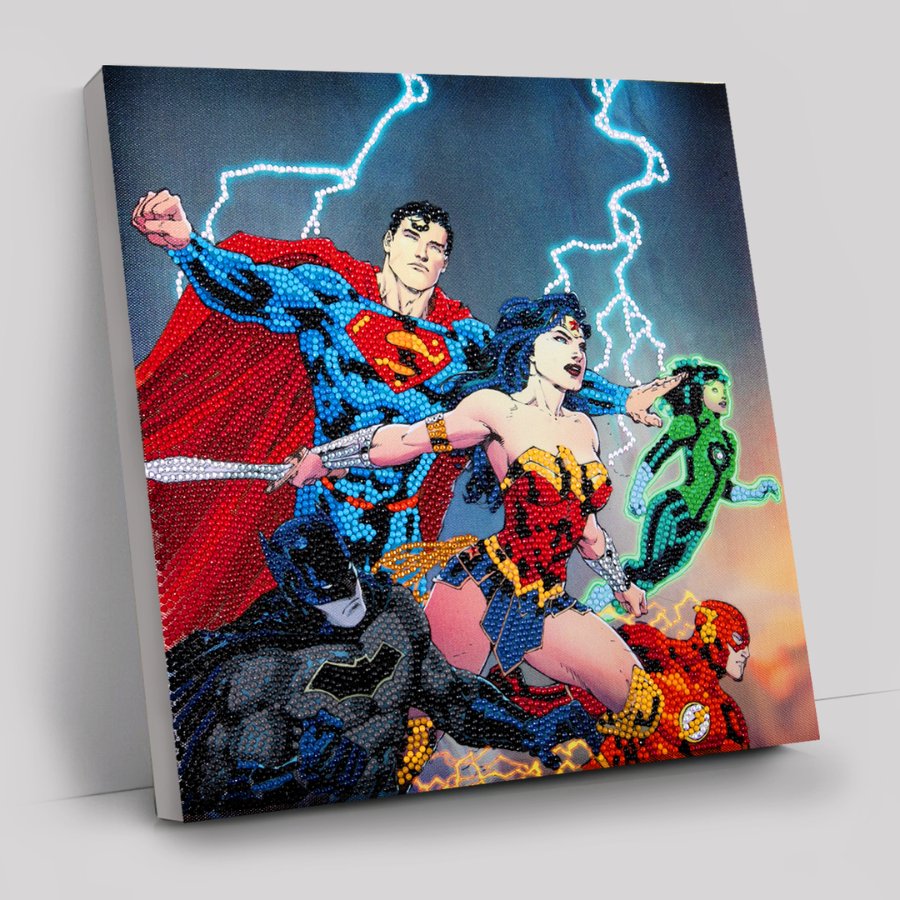 DC Heroes Crystal Art Kit 30x30cm