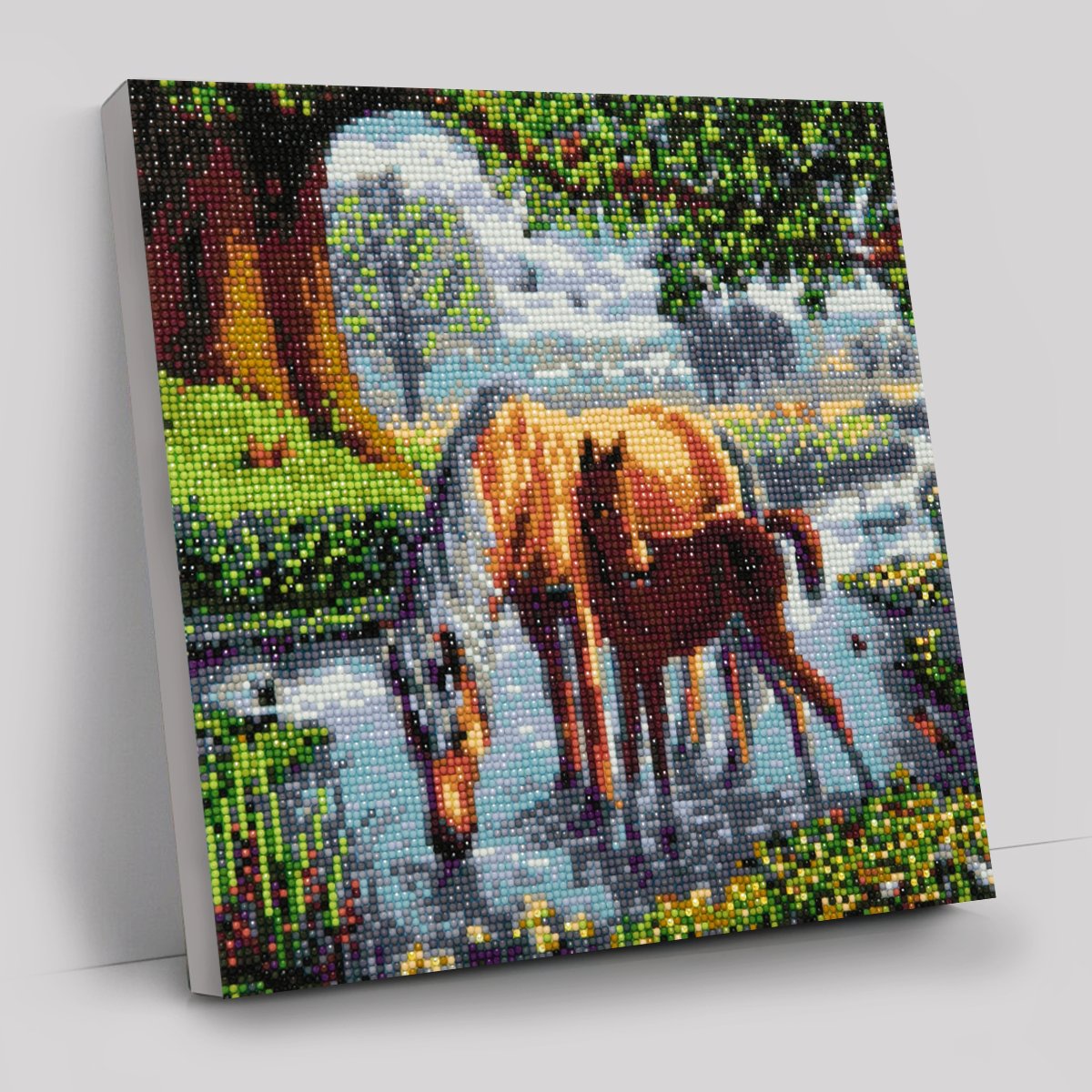 Fell ponies Art Kit 30x30cm
