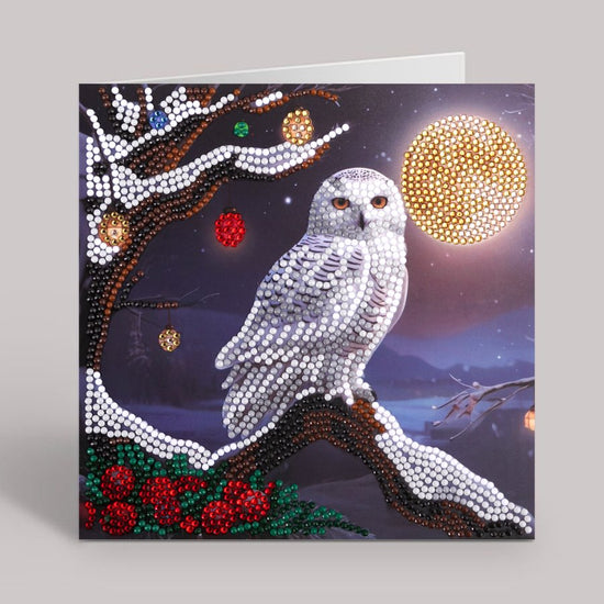 Frosted moon Crystal Art Card kit 18x18cm 5