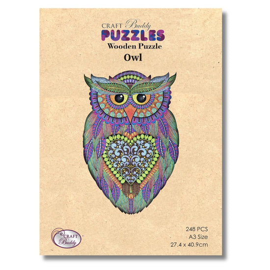 "Owl" Wooden Puzzle A3