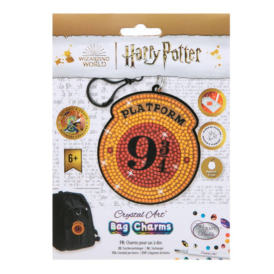 Platform 9-3/4 Crystal Art Bag Charm Kit Harry Potter 6