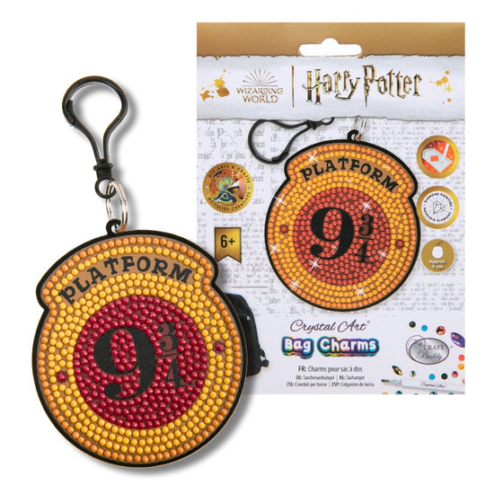 Platform 9-3/4 Crystal Art Bag Charm Kit Harry Potter 7