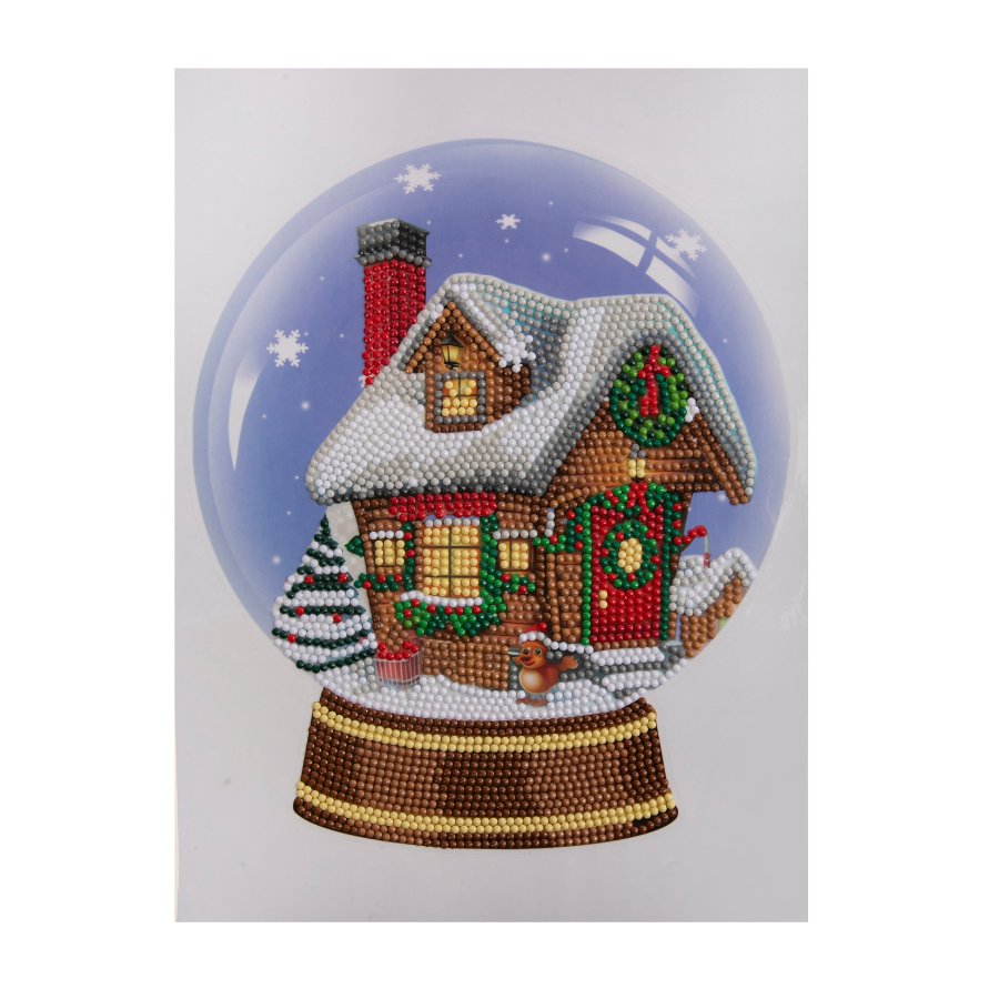 Snowglobes Crystal Art Window Stickers 11