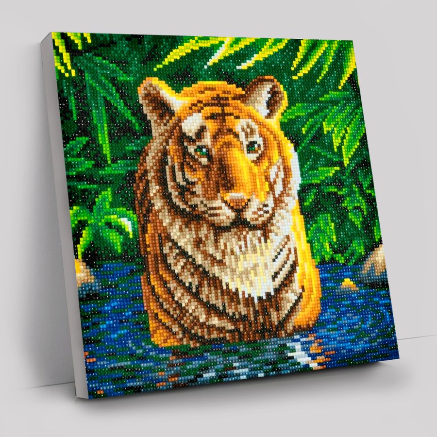 Tiger Pool Art Kit 30x30cm