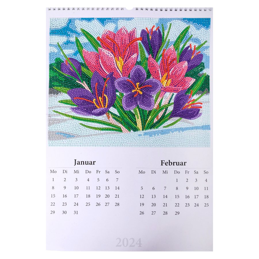 Crystal Art Calendar 2024