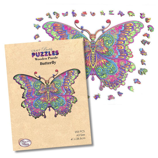 "Butterfly" Wooden Puzzle A3