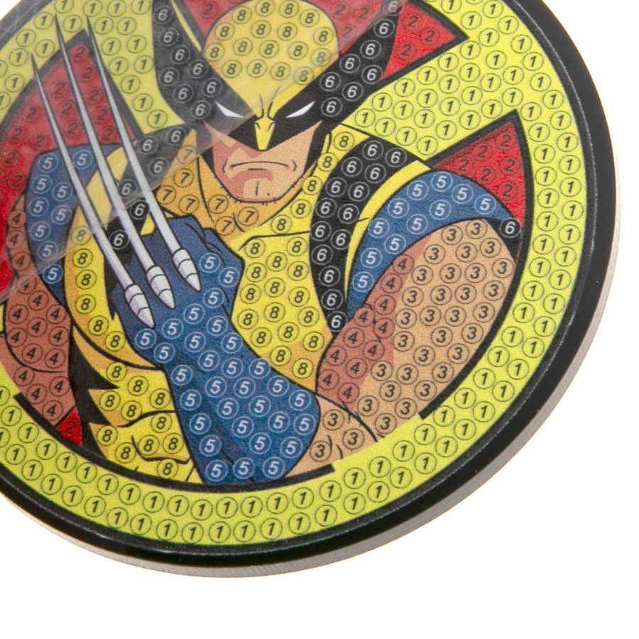 Wolverine Crystal Art Bag Charm Kit MARVEL 3