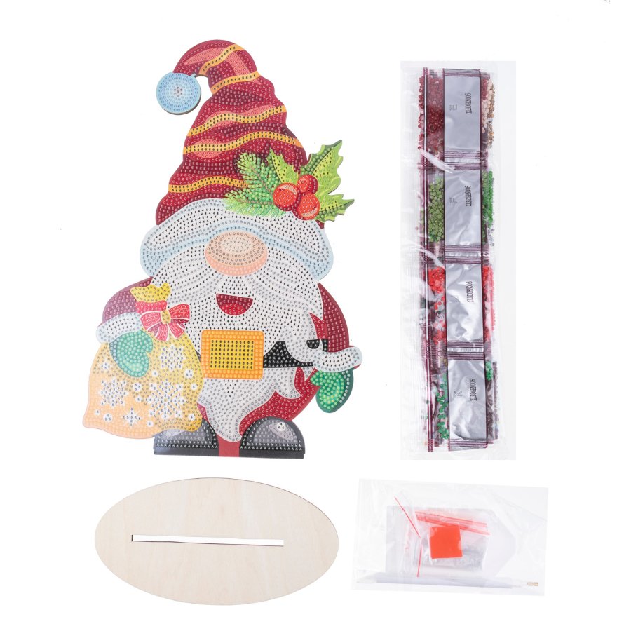 XL Buddy Mr Winter Gnome contents