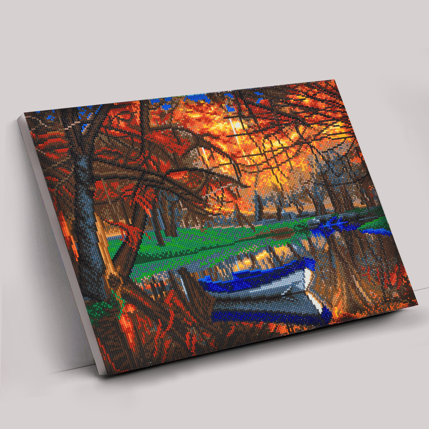 "Autumn River" Framed Crystal Art Kit 40x50 cm