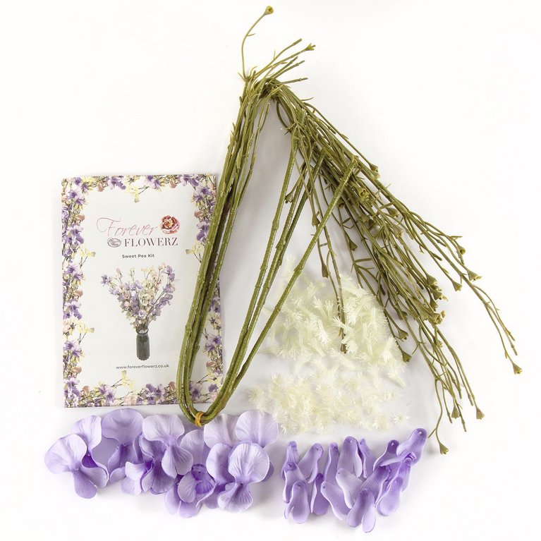 Forever Flowerz Sweet Pea Kit - Makes 4 - Lilac