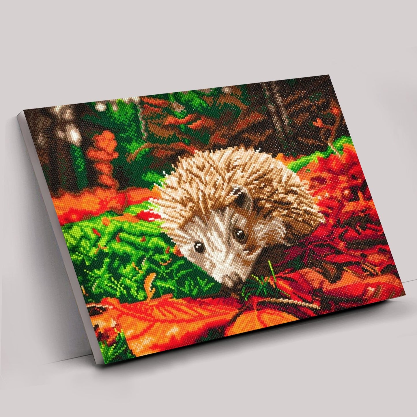 "Hedgehog" Crystal Art Canvas 40x50 cm