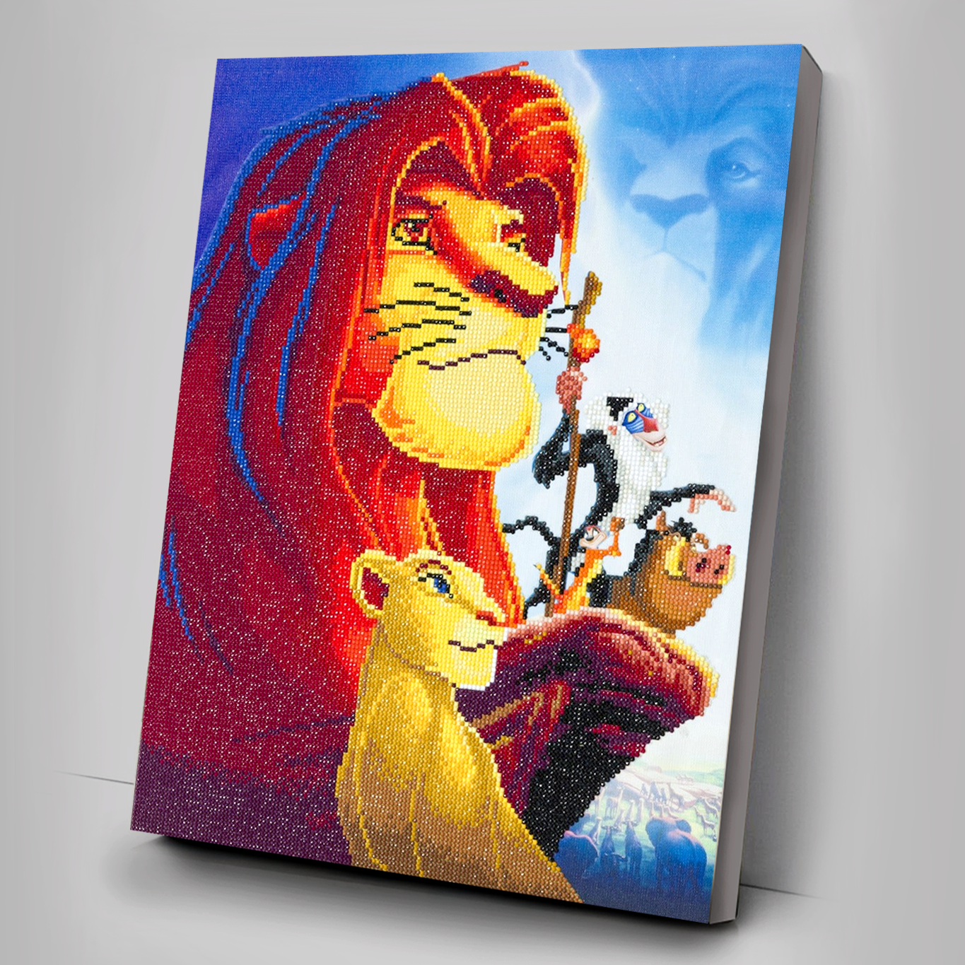 "The Lion King Medley" Crystal Art Kit 40x50cm