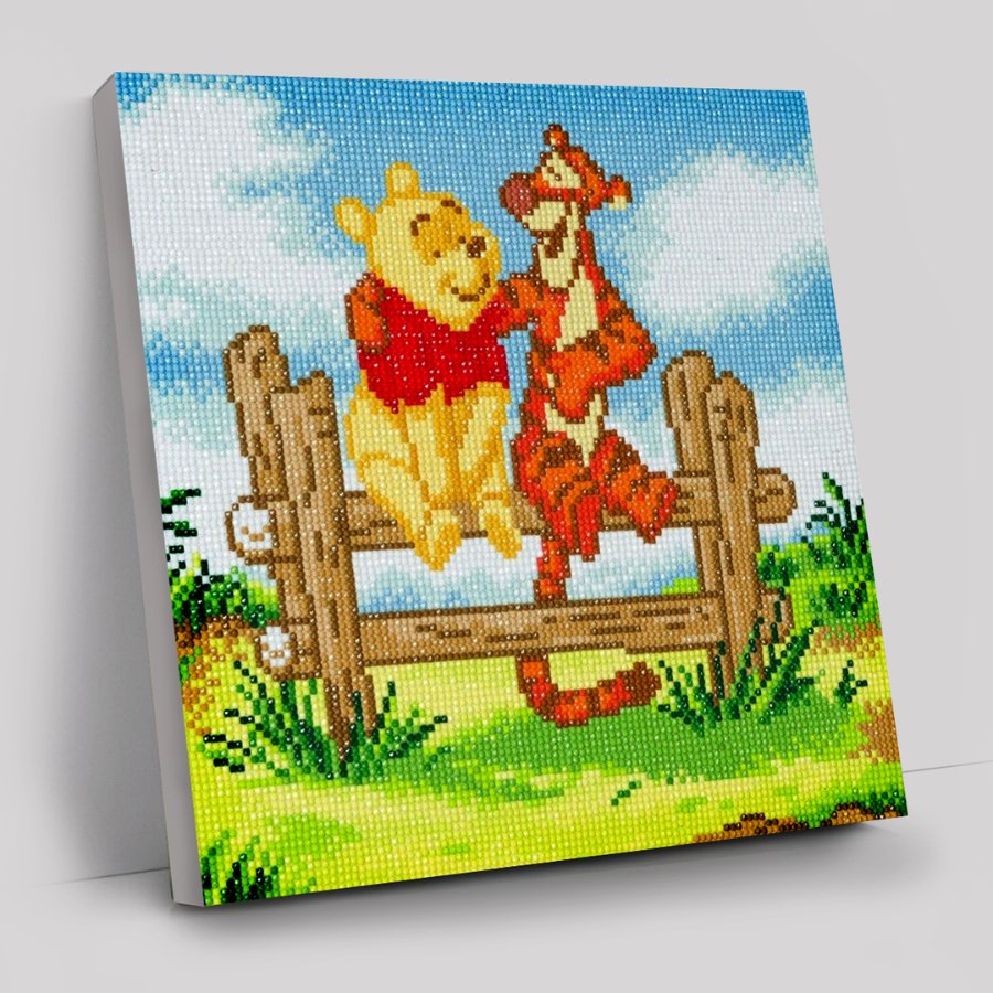 pooh and tigger crystal Art Kit 30x30cm