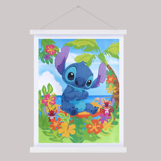 stitch crystal art scroll