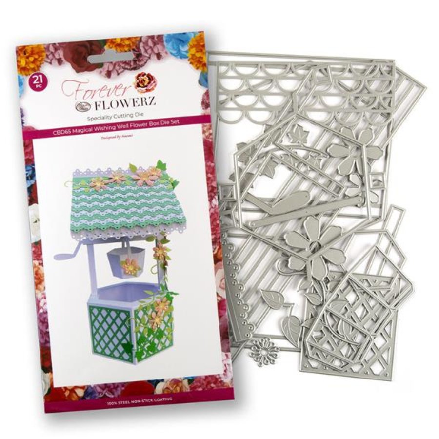 Forever Flowerz Magical Wishing Well Flower Box Die Set Packaging