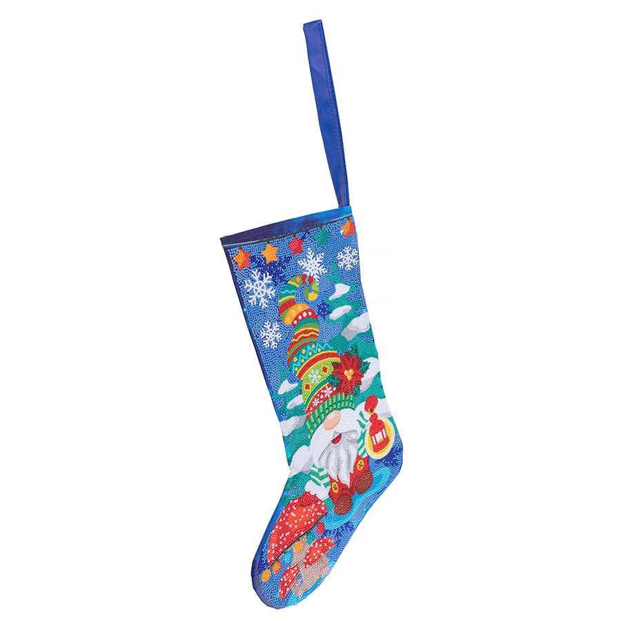 "A Gonky Christmas" Crystal Art Christmas Stocking side