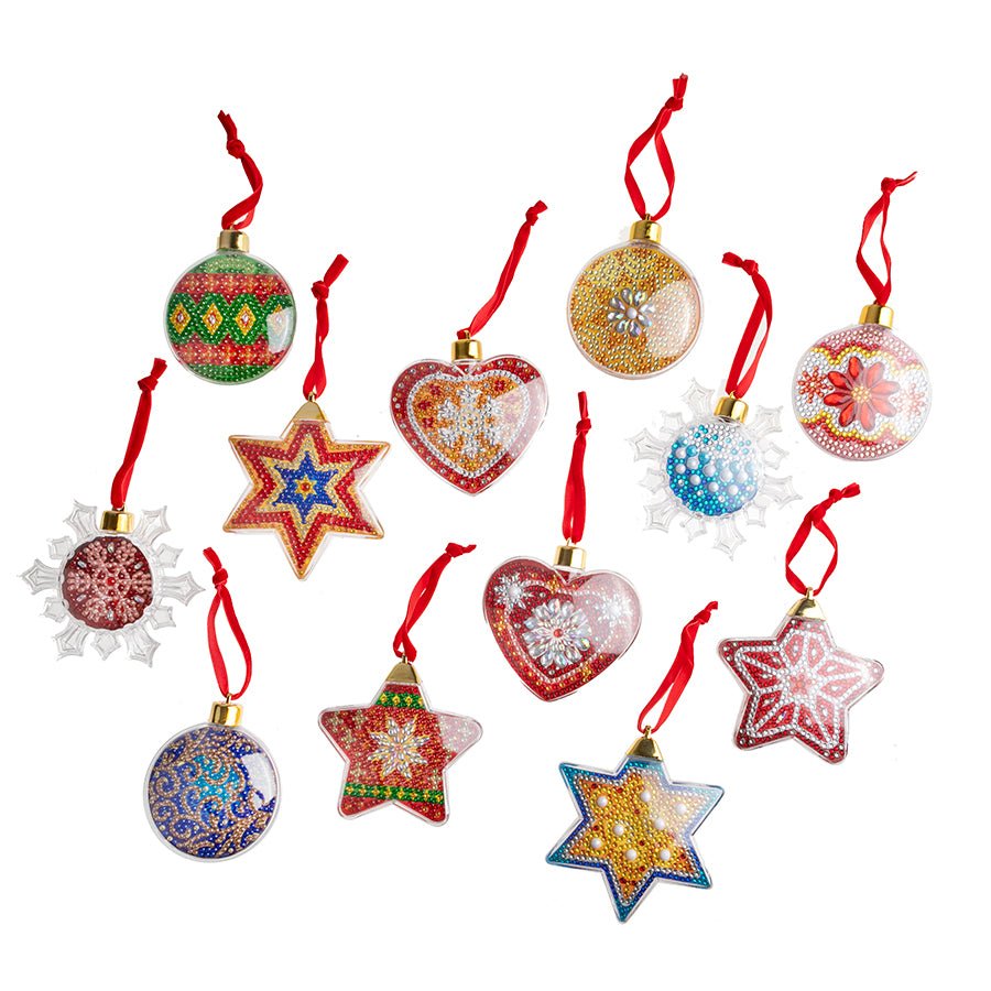 Christmas fillable bauble crystal art kit